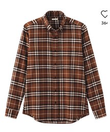 GU | フランネルチェックシャツ（長袖）Ｊ (シャツ/ブラウス)