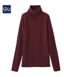 GU | リブタートルセーター（長袖）(ニット/セーター)
