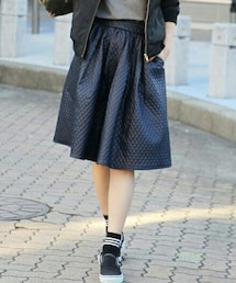 sweet&sheep | フェイクレザーキルティングスカート(スカート)