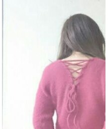 後ろが…♥ | ニット/セーター