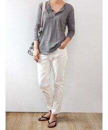 2lve(투엘브/twelve) | Henly neck tee(Tシャツ/カットソー)