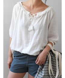 2lve(투엘브/twelve) | tassel blouse(シャツ/ブラウス)