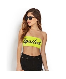 FOREVER 21 | Spoiledベアトップ(チューブトップ)