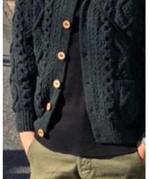 古着 | US army サーマル（後染めブラック）(Tシャツ/カットソー)