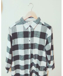 Avail | ロングチェックシャツ(シャツ/ブラウス)