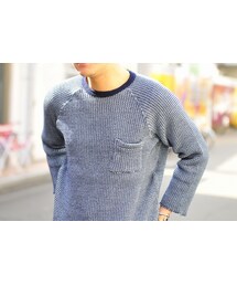 FLISTFIA | Indigo 3/4 Waffle Pull Over(Tシャツ/カットソー)