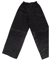 JEAN PAUL GAULTIER FEMME | サテン切替イージーワイドパンツ 黒40 ¥6,372(パンツ)