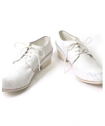 Yohji Yamamoto +Noir | ペイントレザーシューズ 白６（25位）¥5,292(シューズ)