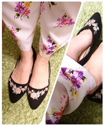 ZARA | 刺繍入りパンプス(パンプス)