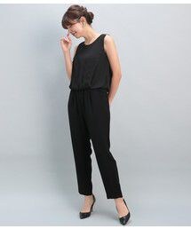 VIS | 【WEDDINGS&PARTIES】ノースリーブオールインワン(オールインワン・サロペット)