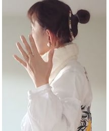 引くぐらいの激安アクセ類🤣 | リング390円/イヤリング100円/バレッタ400円/ネックウォーマー300円(笑)(その他)