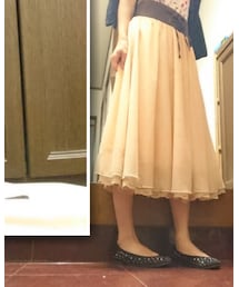 ピンクのチュールスカート | スカート