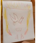 🔥４歳児が描いた煉獄杏寿郎🔥の「音楽/本・雑誌(音楽/本・雑誌)」