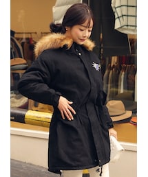 バックプリントモッズコート(モッズコート)