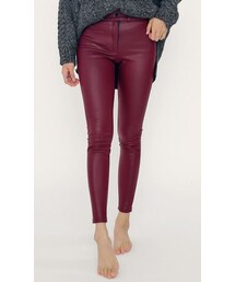 HOTPING | レザー調裏起毛ストレッチパギンス(その他パンツ)