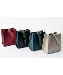 HOTPING | フェイクレザーミニバッグ(ハンドバッグ)