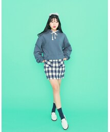 HOTPING | 7色スリット入りルーズパーカー(スウェット)