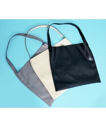 HOTPING | フェイクレザーシンプルトートバッグ(トートバッグ)