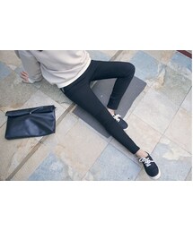 HOTPING | メランジ配色ウエストゴムコットンパンツ(その他パンツ)