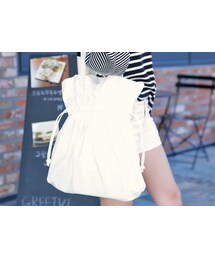 HOTPING | コットンドローストリングバッグ(ハンドバッグ)