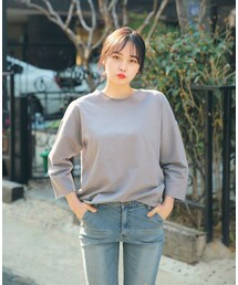 HOTPING | ラブリーカラークロップド丈Ｔシャツ(Tシャツ/カットソー)