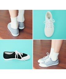 HOTPING | ステッチディテールコットンスニーカー(スニーカー)