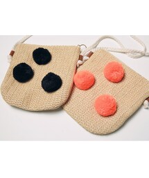 HOTPING | ポンポンリネンミニショルダーバッグ(ショルダーバッグ)