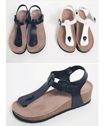 HOTPING | アンクルストラップトングサンダル(サンダル)