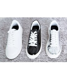 HOTPING | 無地＆エナメルシンプルスニーカー(スニーカー)