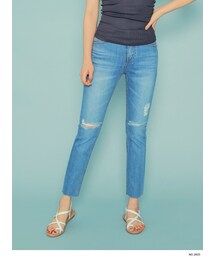 HOTPING | ダメージカッティングウォッシュデニムパンツ(デニムパンツ)