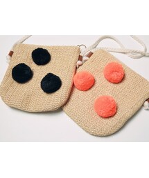 HOTPING | ポンポンリネンミニショルダーバッグ(ショルダーバッグ)