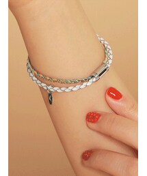 HOTPING | チャーム付き編みブレスレット(ブレスレット)