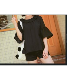 HOTPING | ベルスリーブフリルカラーブラウス(シャツ/ブラウス)