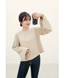 HOTPING | ドロップショルダーワイドスリーブTシャツ(Tシャツ/カットソー)