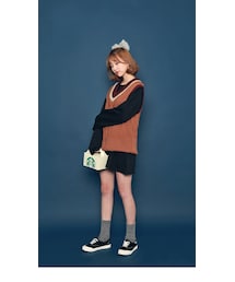 HOTPING | ラウンドネックコットンロングTシャツ(Tシャツ/カットソー)