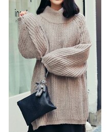 HOTPING | バルーンスリーブビッグシルエットニットプルオーバー(ニット/セーター)