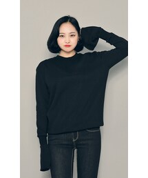 HOTPING | フレアカフス裏起毛スウェットプルオーバー(スウェット)