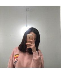 HOTPING | 裏起毛チーズクラッカーロゴスウェット(スウェット)