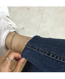 HOTPING | ウォッシュブルーカットオフデニムパンツ(デニムパンツ)