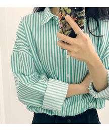HOTPING | ルーズシルエットストライプシャツ(シャツ/ブラウス)