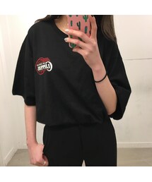 HOTPING | ボックスシルエットロゴプリントTシャツ(Tシャツ/カットソー)