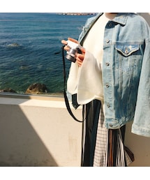 HOTPING | ダメージディテールブルーデニムGジャン(デニムジャケット)