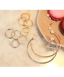 HOTPING | パールピアス＆ブレスレット(リング)
