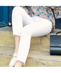 HOTPING | セミブーツカット切りっぱなしコットンパンツ(その他パンツ)