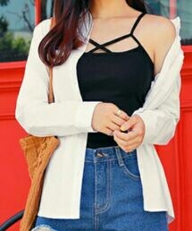 HOTPING | 5Colorsリネン混シンプルシャツ(シャツ/ブラウス)