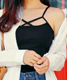 HOTPING | クロスリブキャミソール(キャミソール)