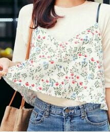 HOTPING | フローラルVネックビスチェ(キャミソール)