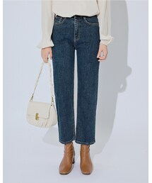 HOTPING | [CHOA]ハイウエストワイドストレートジーンズ

(デニムパンツ)