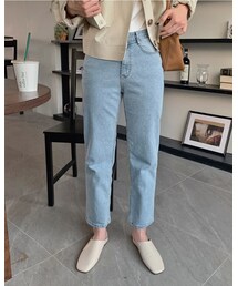 HOTPING | テーパードストレートライトデニムパンツ

(デニムパンツ)