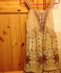 axes femme | 薔薇柄ワンピース(ワンピース)